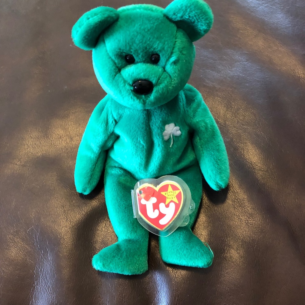 Vintage Ty Beanie Baby Erin- Loose Tag